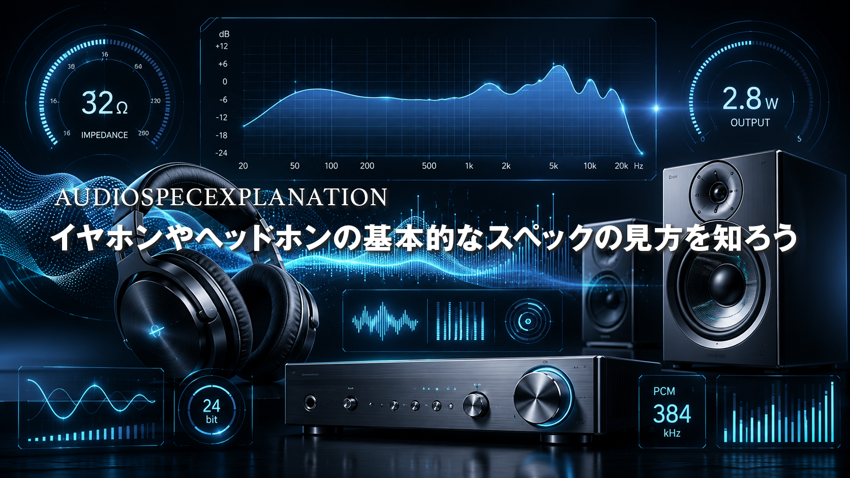【オーディオスペック解説①】イヤホンやヘッドホンの基本的なスペックの見方を知ろう