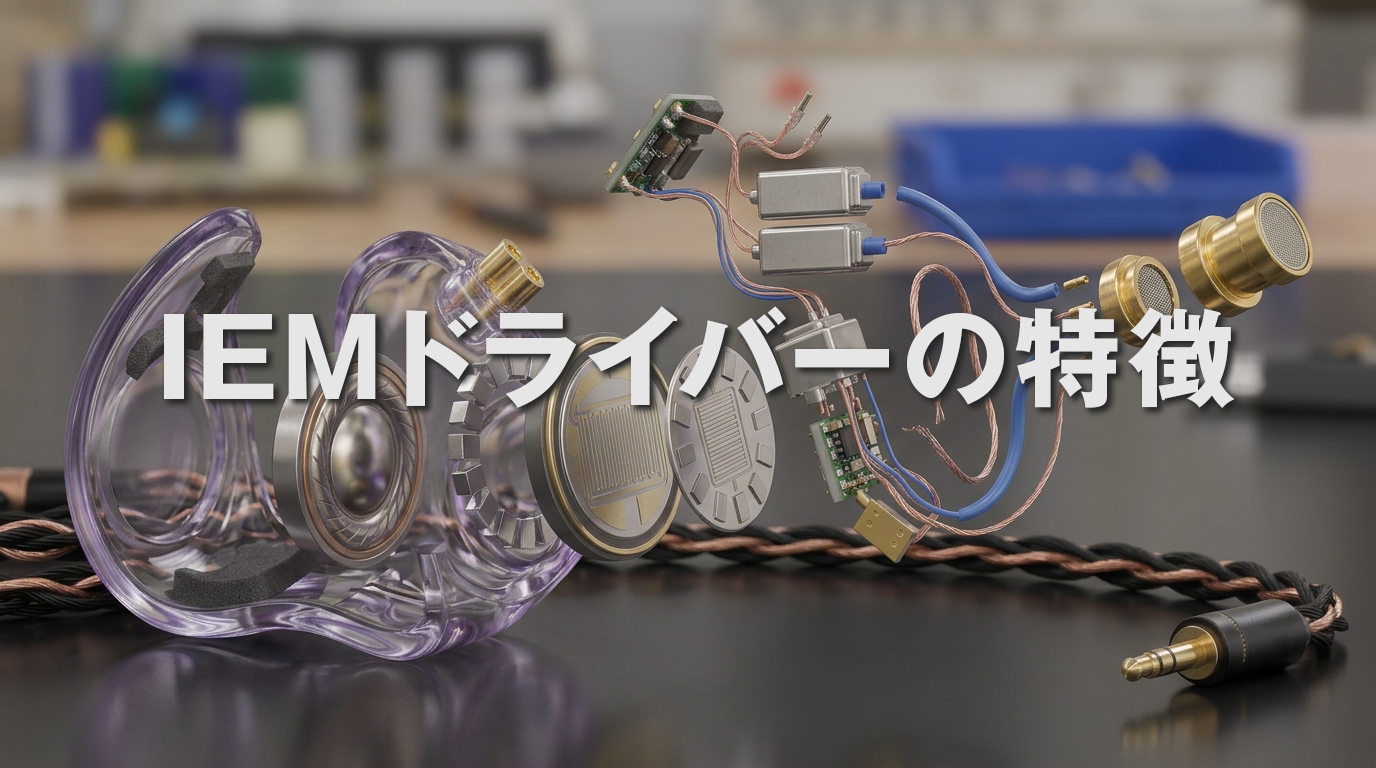 【IEMスペック解説①】ドライバー構成とは？ドライバーの種類と役割を知ろう